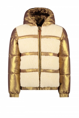 Hooded jacket teddy body 830 - Bronz