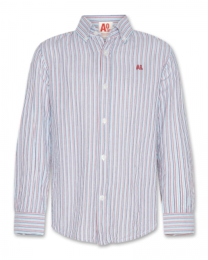 Axel red stripe shirt 655 - Red