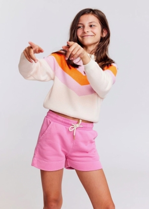 Bruna shorts garment dye 528 - Pink