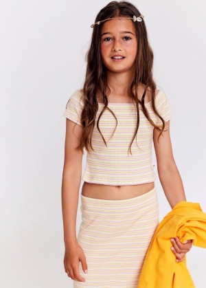 Moon striped skirt 099 - Multicolo