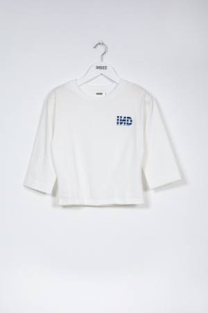 IND LS T-shirt Off white