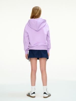 Relaxed-fit college hoodie 106 - Wild viol