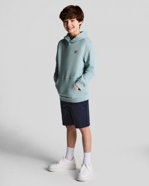 Pullover hoodie A19 - Slate blu