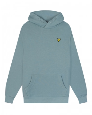 Pullover hoodie A19 - Slate blu
